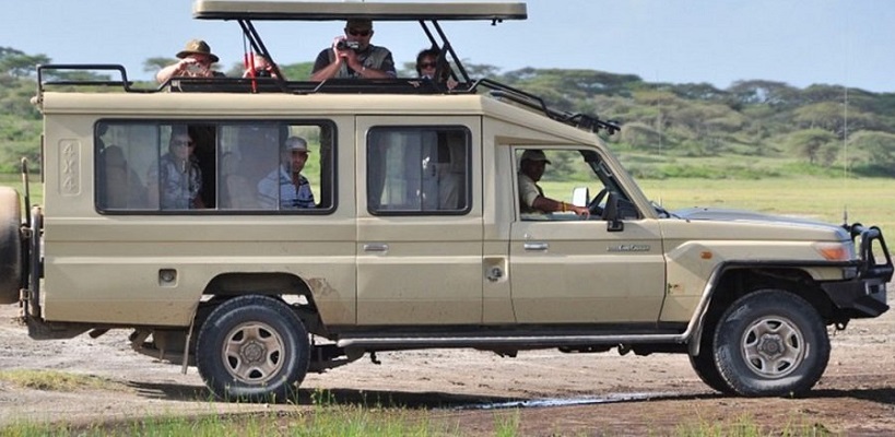 A customized 4x4 Safari Jeep